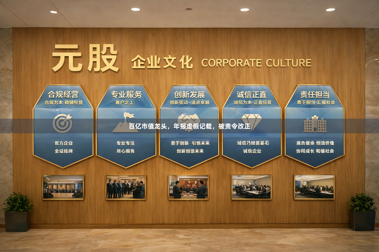 百亿市值龙头，年报虚假记载，被责令改正