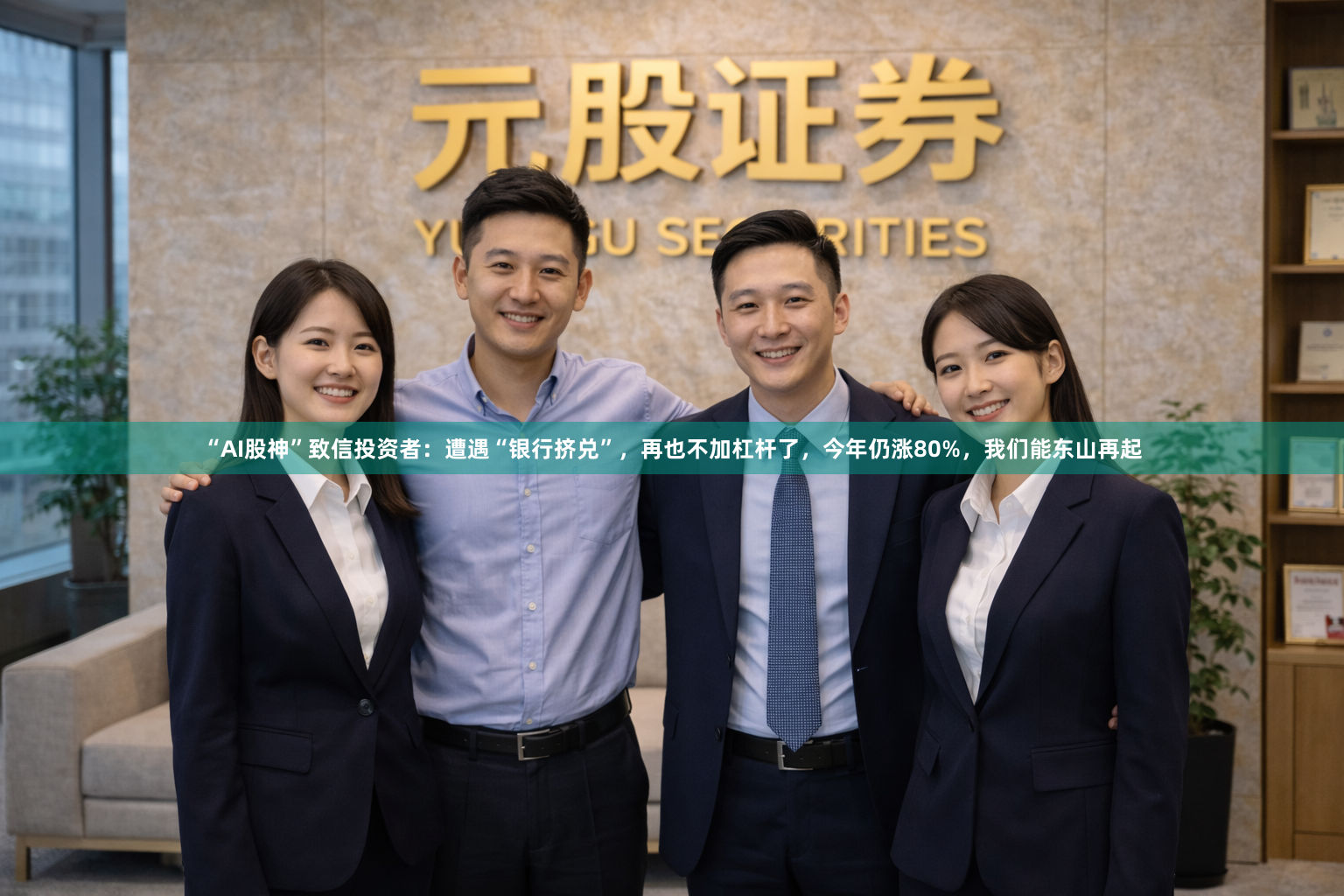 “AI股神”致信投资者:遭遇“银行挤兑”,再也不加杠杆了,今年仍涨80%,我们能东山再起